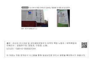 사진 Ⅳ-6. 모스크바 내 북한 한의사가 진료하는 병원(좌) 및 병원 내 광고문(우)