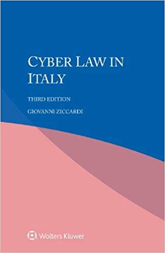 Cyber law in Italy / Giovanni Ziccardi.
