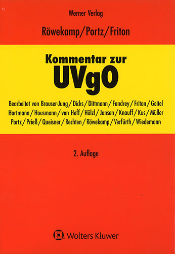 Kommentar zur UVgO / herausgegeben von Hendrik Röwekamp, Norbert Portz, Pascal Friton.