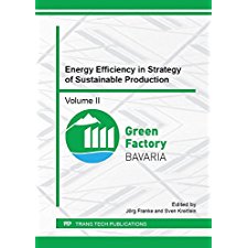 Energy efficiency in strategy of sustainable production. Volume 2 / edited by Jörg Franke and Sven Kreitlein.