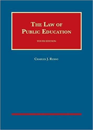 The law of public education / Charles J. Russo.