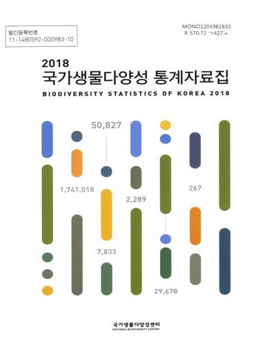 국가생물다양성 통계자료집 = Biodiversity statistics of Korea. 2018 / 환경부 국립생물자원관 국가생물다양성센터