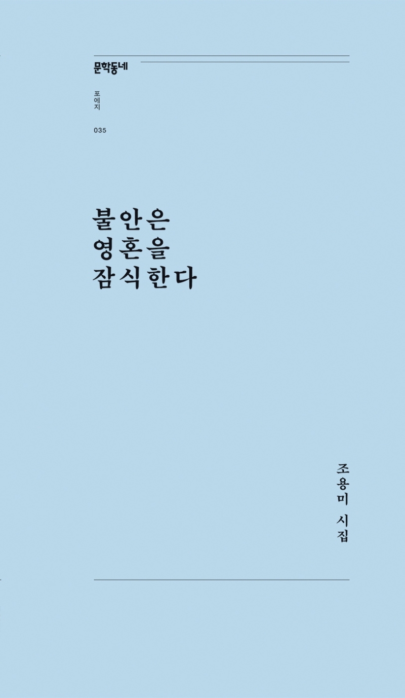 불안은 영혼을 잠식한다 : 조용미 시집