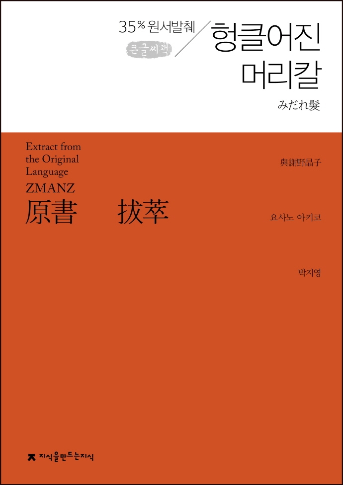 원서발췌 헝클어진 머리칼 : 큰글씨책