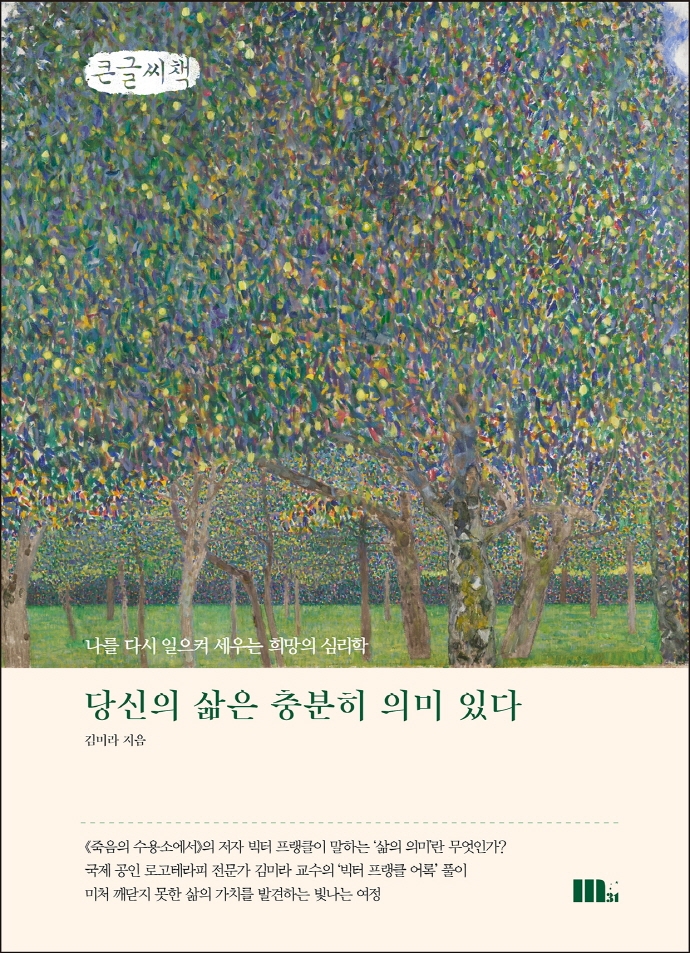 당신의 삶은 충분히 의미 있다 : 나를 다시 일으켜 세우는 희망의 심리학 : 큰글자책