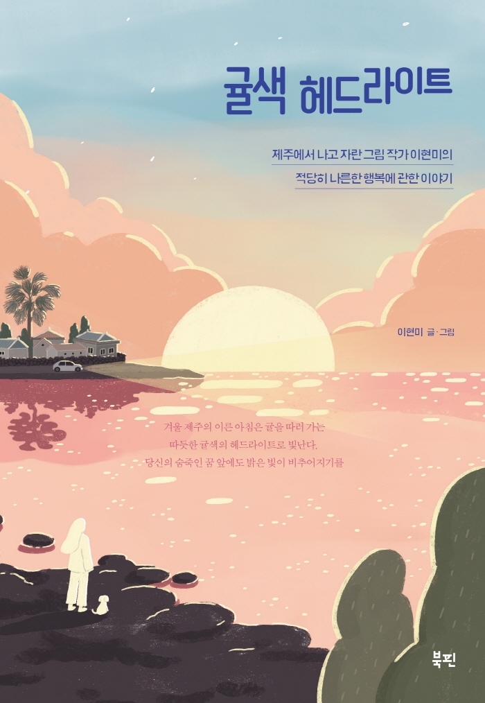 귤색 헤드라이트 : 제주에서 나고 자란 그림 작가 이현미의 적당히 나른한 행복에 관한 이야기