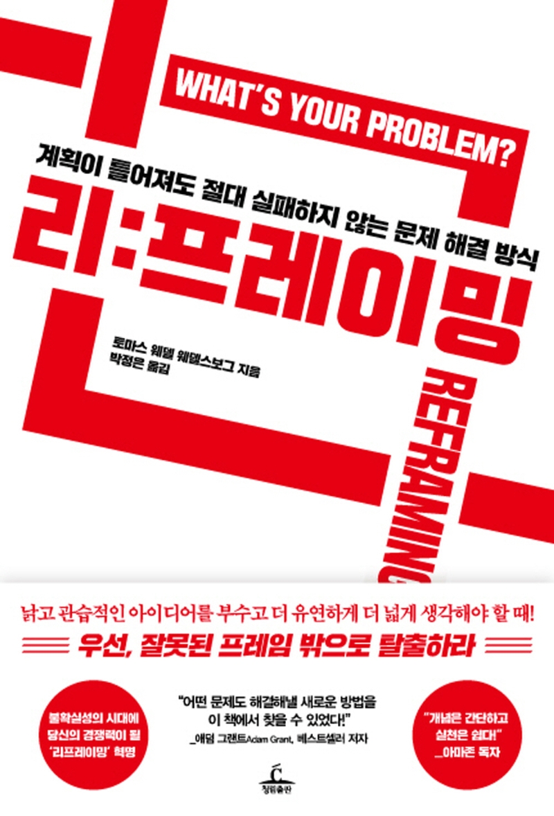 리:프레이밍 : 계획이 틀어져도 절대 실패하지 않는 문제 해결 방식