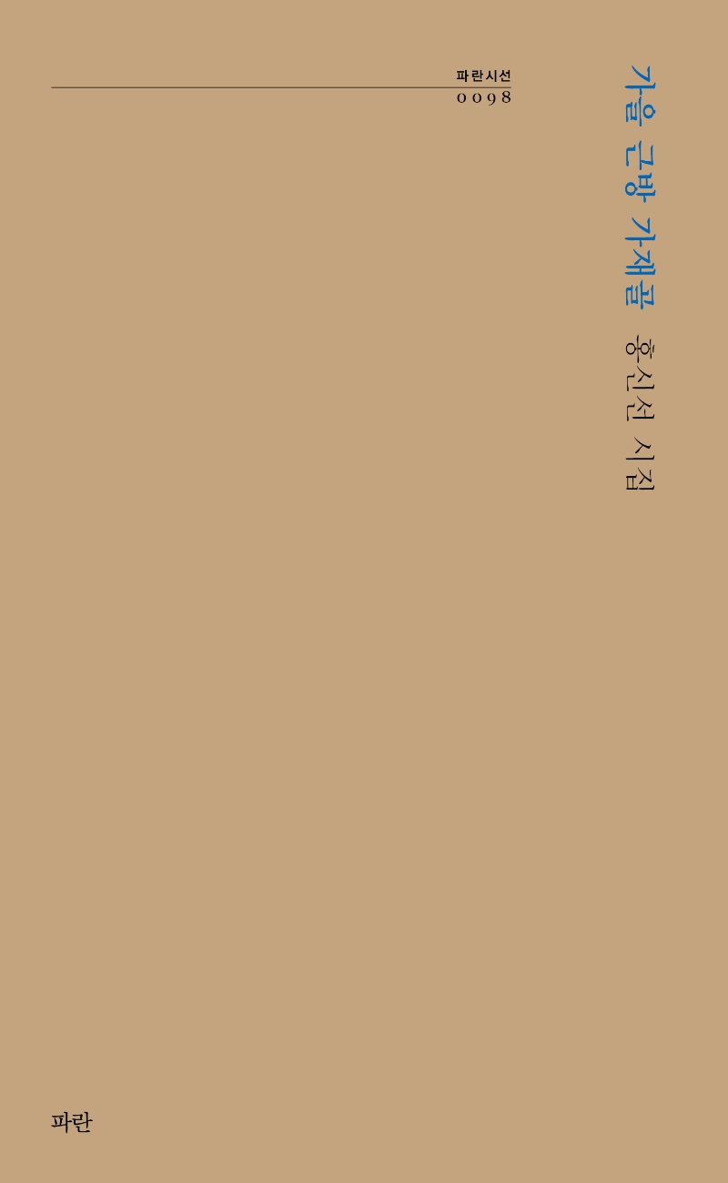 가을 근방 가재골 : 홍신선 시집