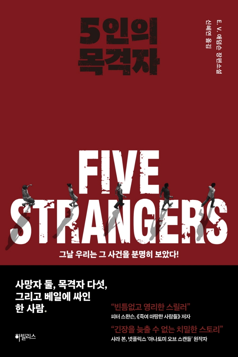 5인의 목격자 : 그날 우리는 그 사건을 분명히 보았다! : E.V. 애덤슨 장편소설