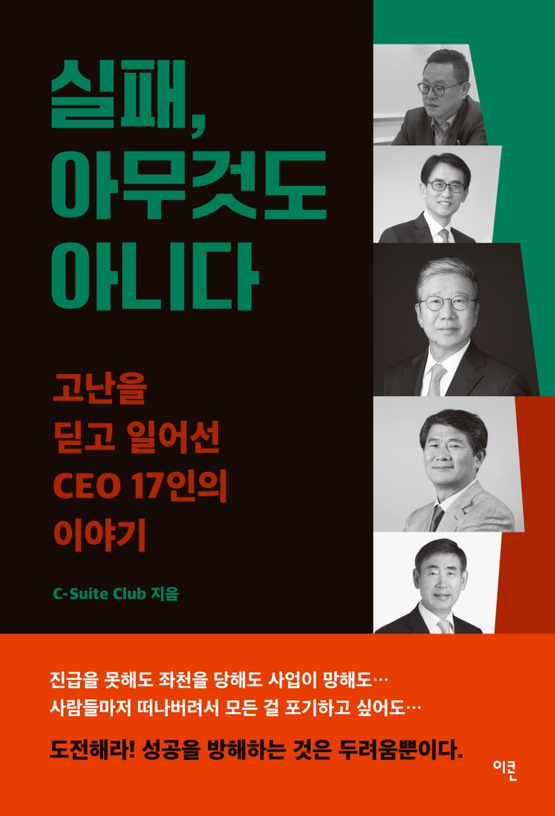 실패, 아무것도 아니다 : 고난을 딛고 일어선 CEO 17인의 이야기