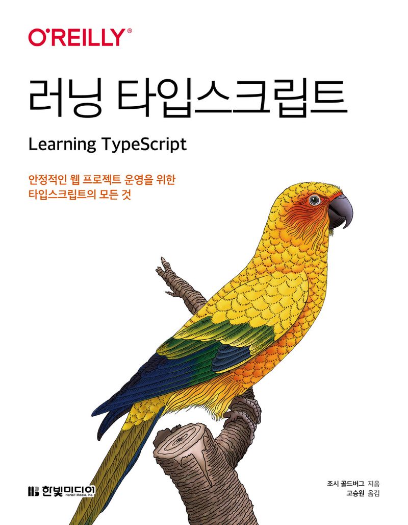 러닝 타입스크립트 : 안정적인 웹 프로젝트 운영을 위한 타입스크립트의 모든 것