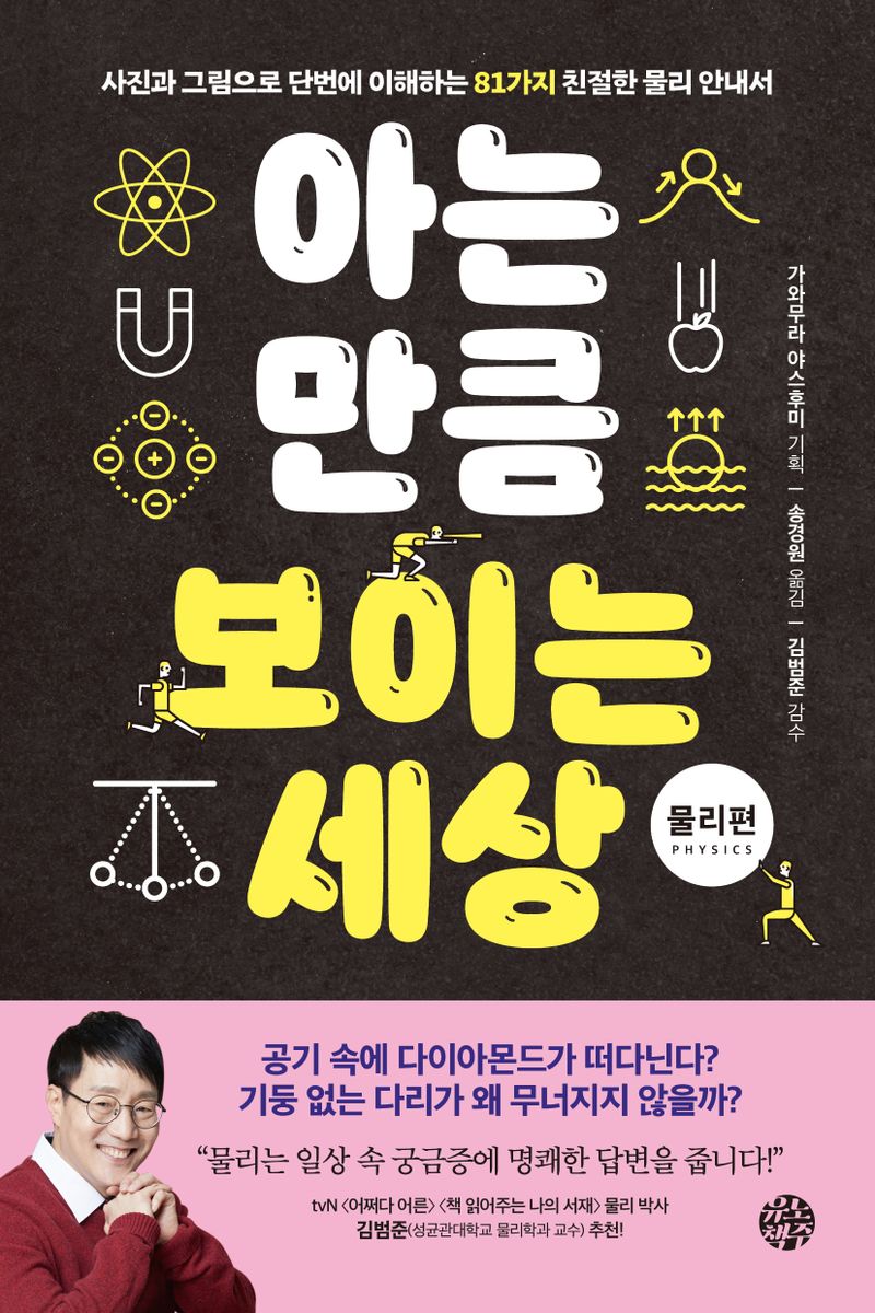 아는 만큼 보이는 세상 : 사진과 그림으로 단번에 이해하는 81가지 친절한 물리 안내서. 물리편