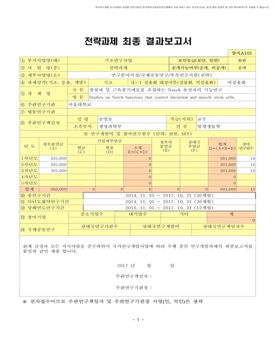 장상피 및 근육줄기세포를 조절하는 Notch 유전자의 기능연구 [전자자료]