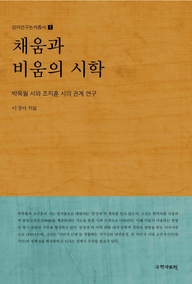 채움과 비움의 시학 : 박목월 시와 조지훈 시의 관계 연구