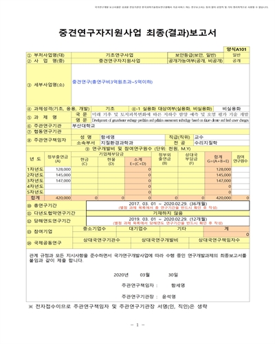 미래 기후 및 토지피복변화에 따른 지하수 함양 예측 및 오염 평가 기술 개발 [전자자료]