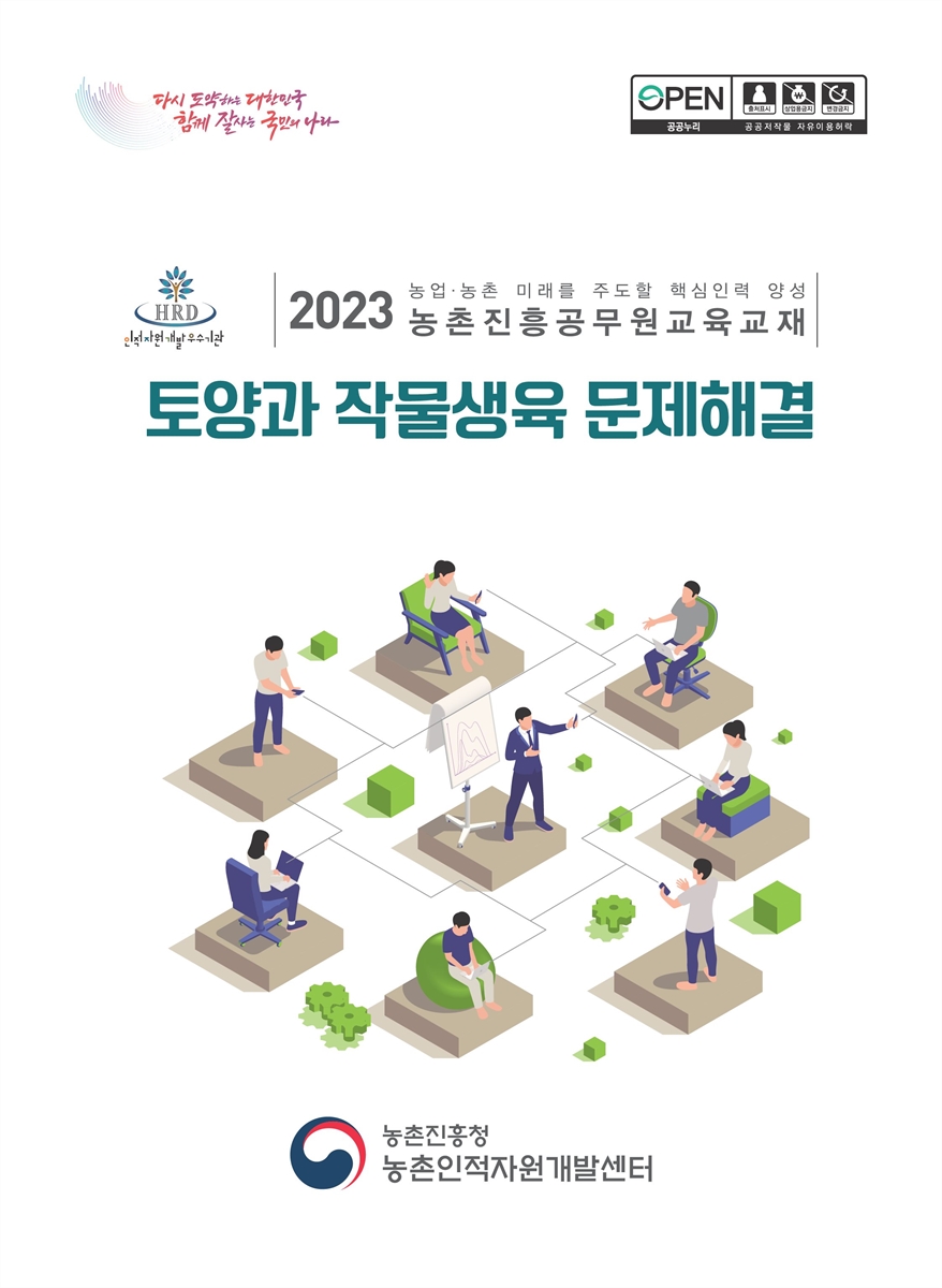 토양과 작물생육 문제해결 : 2023 농업·농촌 미래를 주도할 핵심인력 양성 농촌진흥공무원교육교재