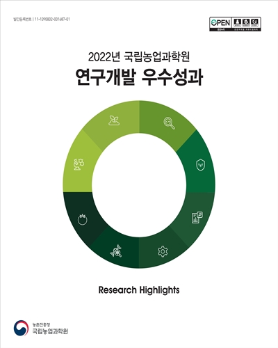 (2022년 국립농업과학원) 연구개발 우수성과 = Research highlights