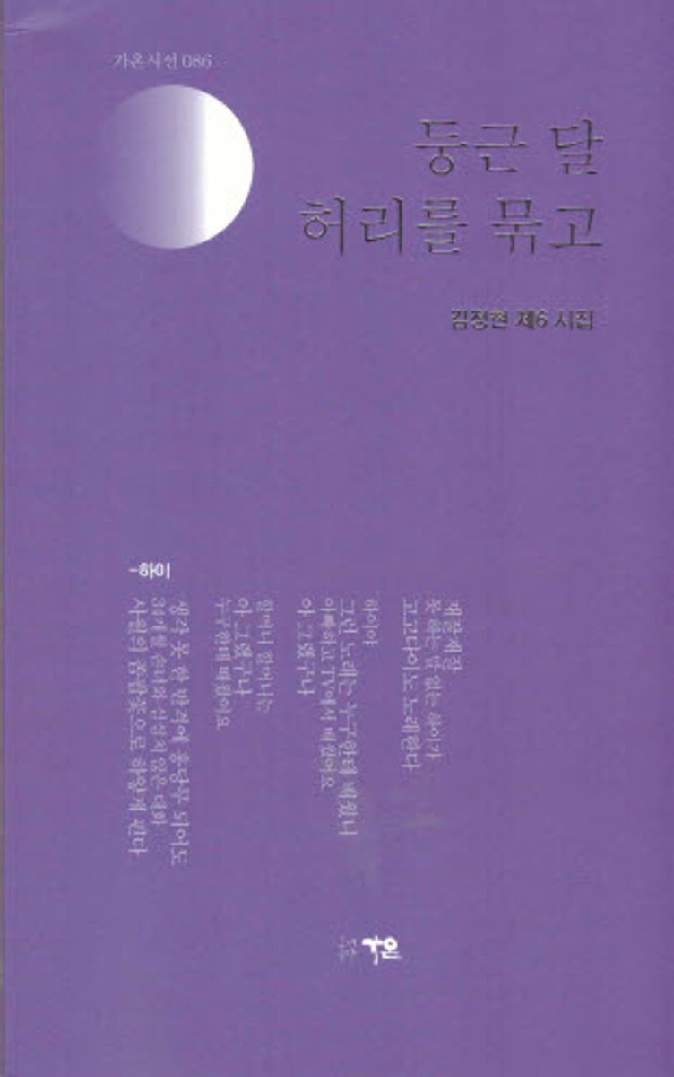 둥근 달 허리를 묶고 : 김정현 제6 시집