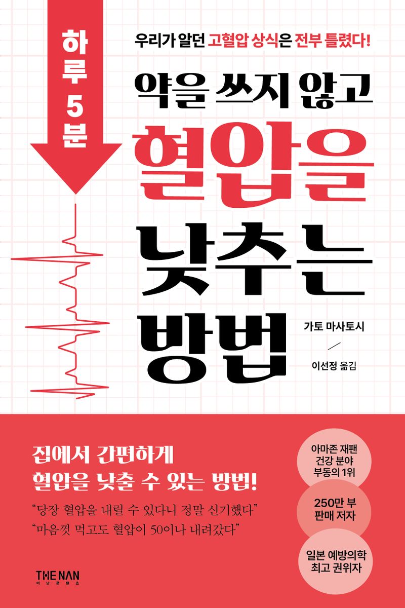 (하루 5분) 약을 쓰지 않고 혈압을 낮추는 방법