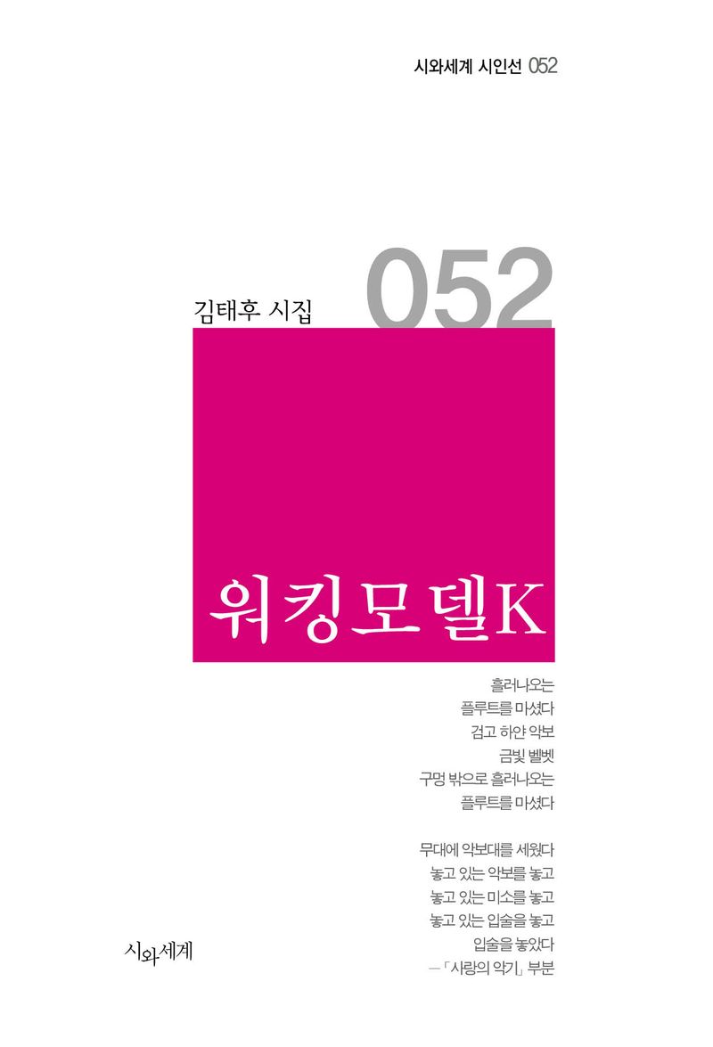 워킹모델K : 김태후 시집