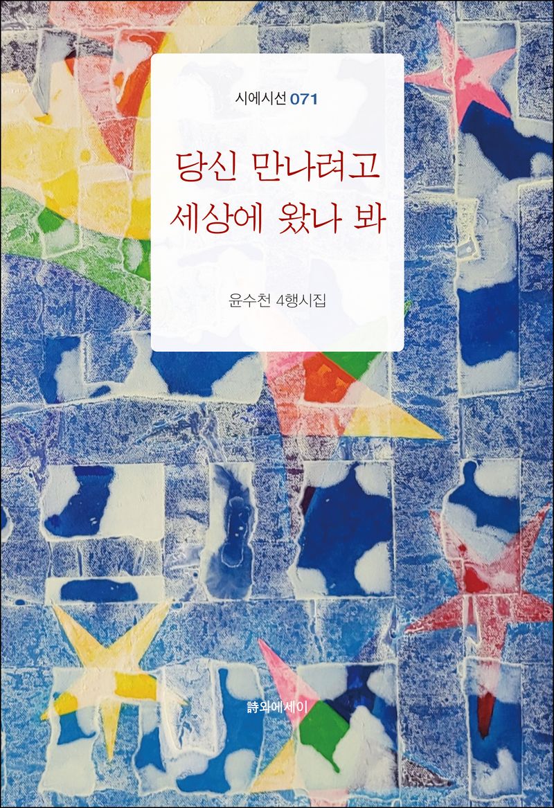 당신 만나려고 세상에 왔나 봐 : 윤수천 4행시집