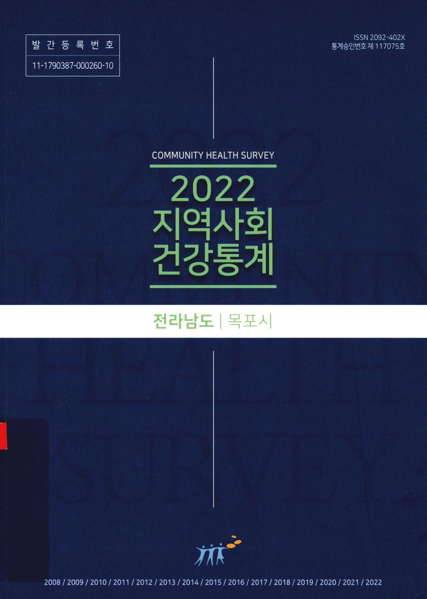 지역사회 건강통계 : 전라남도 목포시. 2022