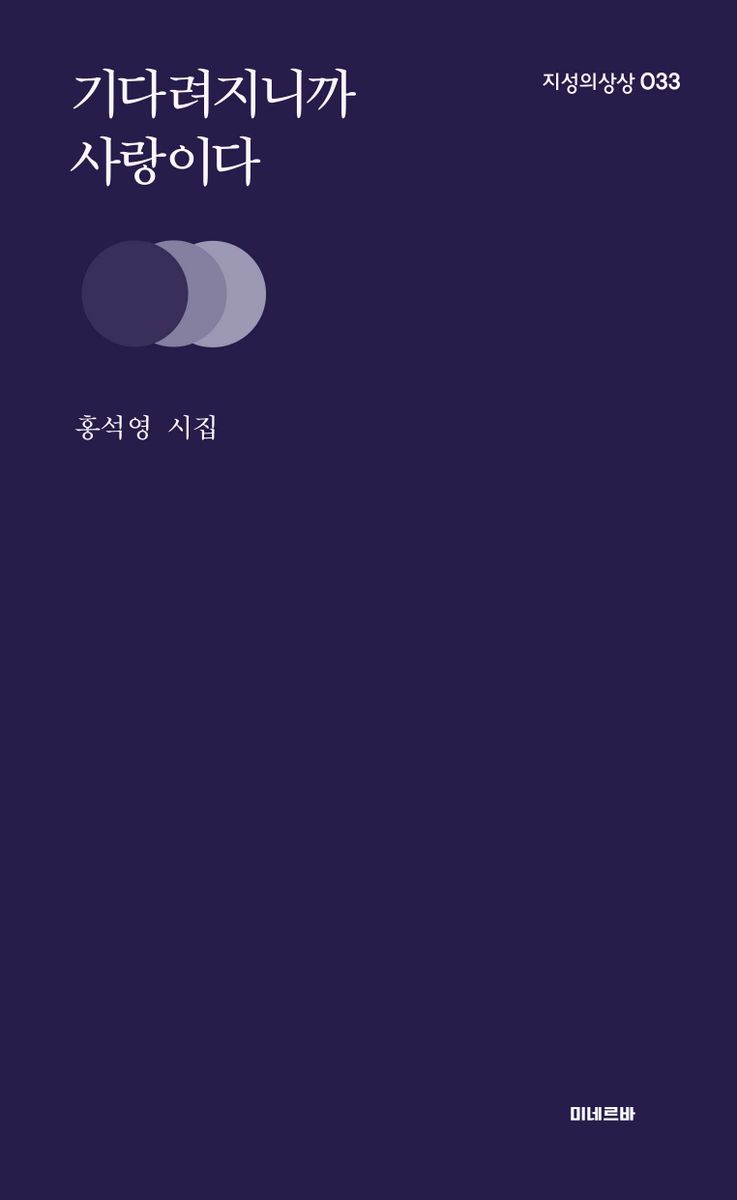 기다려지니까 사랑이다 : 홍석영 시집