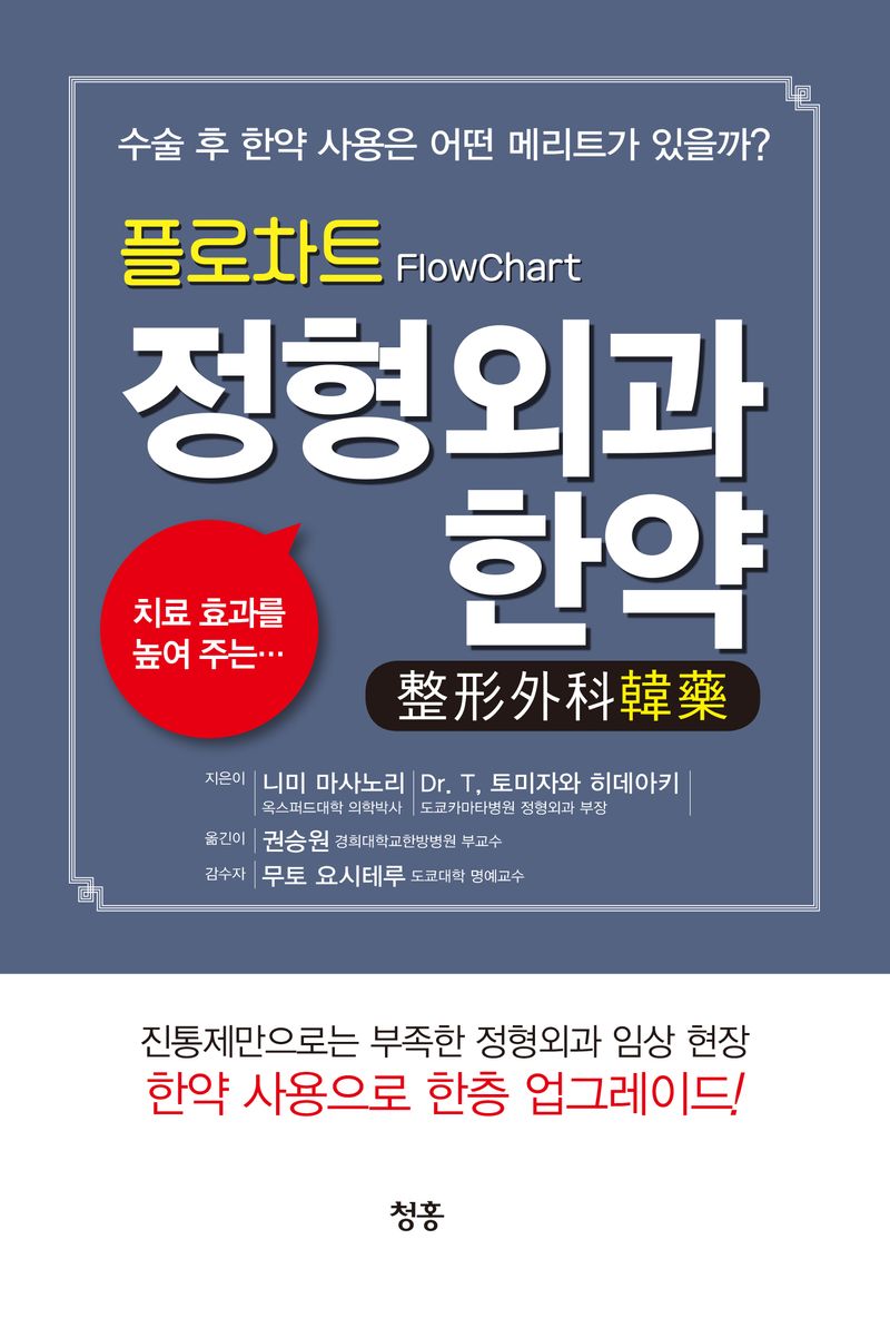 (플로차트) 정형외과 한약 : 한약 사용으로 한층 향상되는 치료 효과!