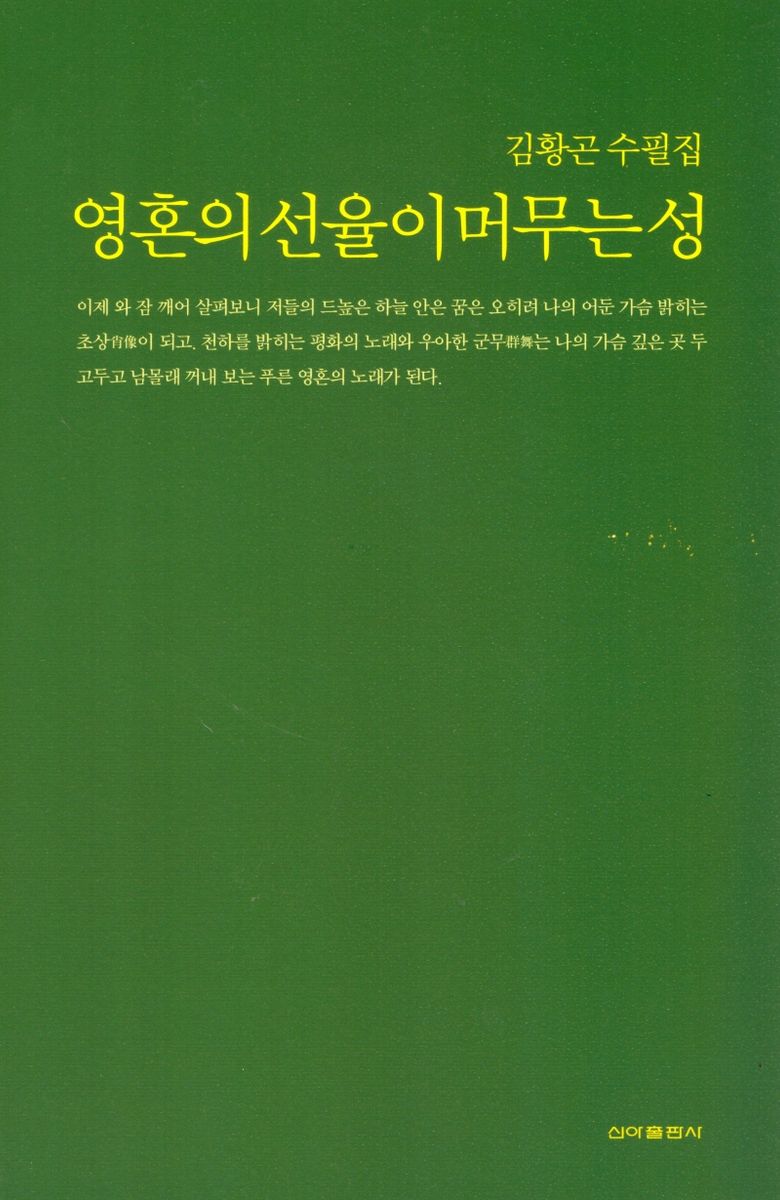 영혼의 선율이 머무는 성 : 김황곤 수필집 / 지은이: 김황곤