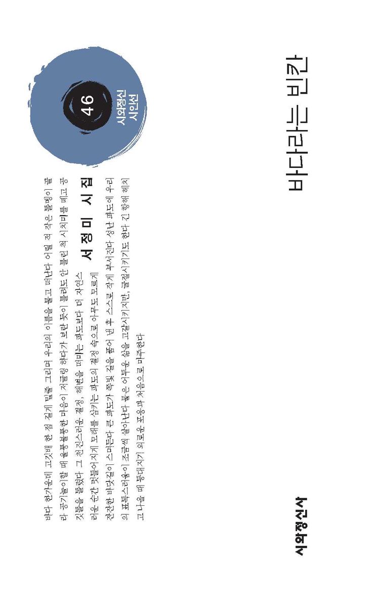 바다라는 빈칸 : 서정미 시집