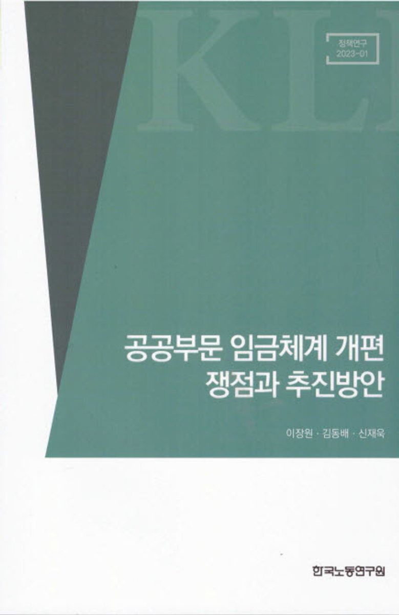 공공부문 임금체계 개편 쟁점과 추진방안