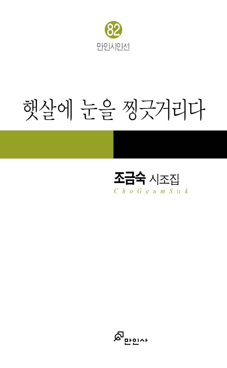 햇살에 눈을 찡긋거리다 : 조금숙 시조집