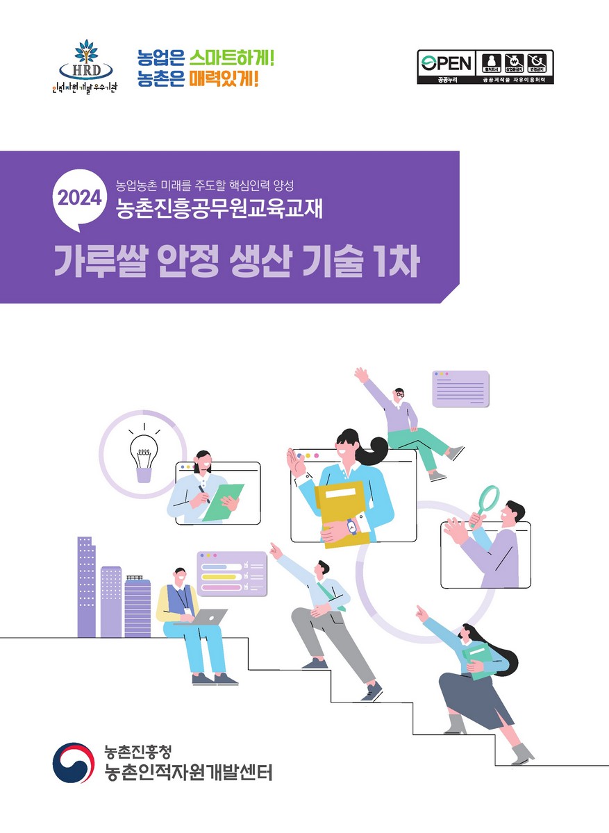 가루쌀 안정 생산 기술(1차) : 2024 농업농촌 미래를 주도할 핵심인력 양성 농촌진흥공무원교육교재