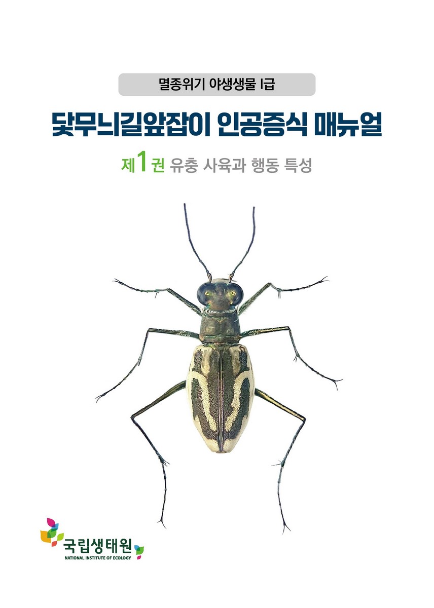 (멸종위기 야생생물 I급) 닻무늬길앞잡이 인공증식 매뉴얼. 제1권, 유충 사육과 행동 특성