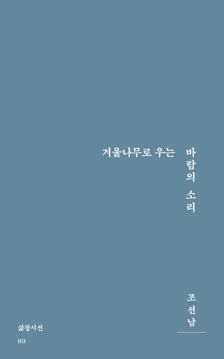 겨울나무로 우는 바람의 소리 : 조선남 시집