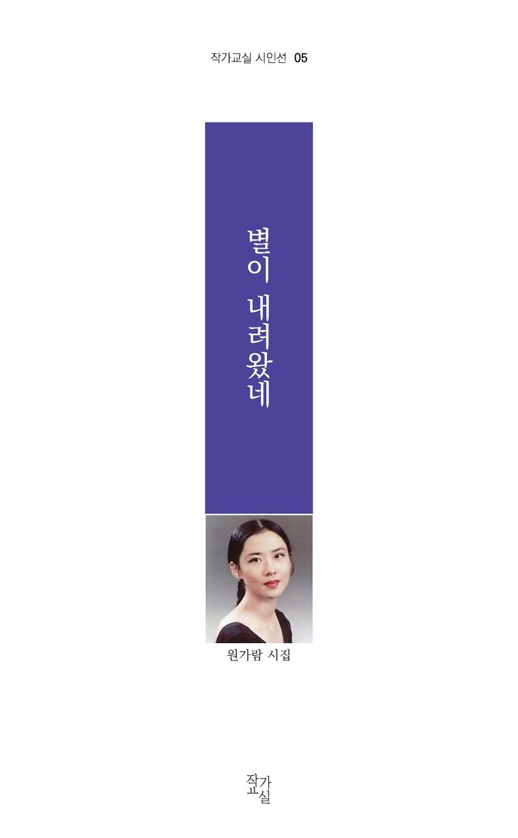별이 내려왔네 : 원가람 시집