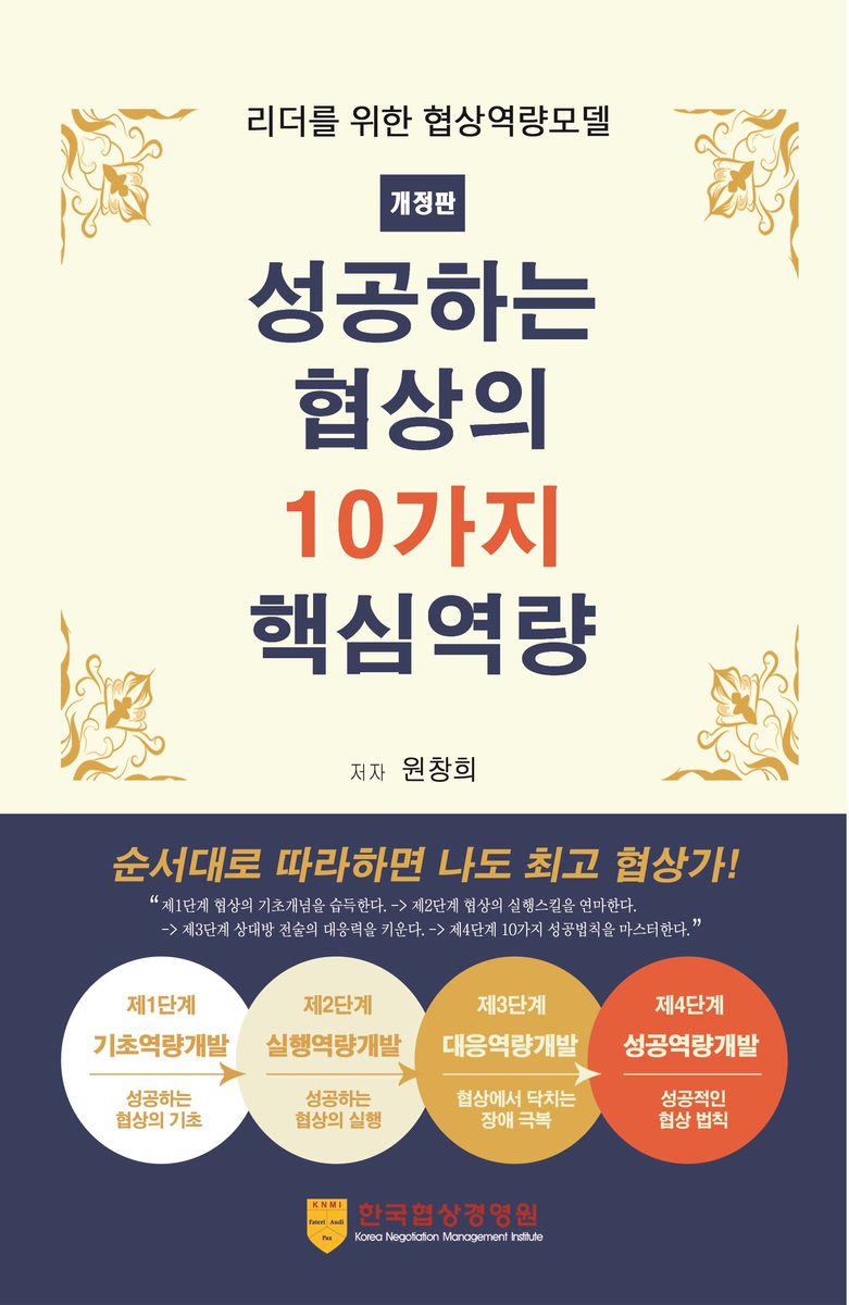 성공하는 협상의 10가지 핵심역량 : 순서대로 따라하면 나도 최고 협상가! : 리더를 위한 협상역량모델