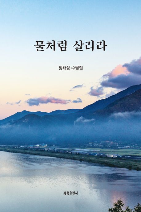 물처럼 살리라 : 정채상 수필집
