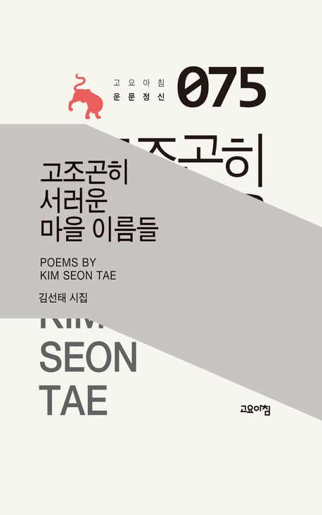 고조곤히 서러운 마을 이름들 : 김선태 시집