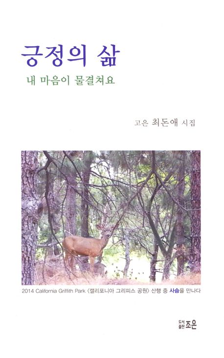 긍정의 삶 : 내 마음이 물결쳐요 : 고은 최돈애 시집