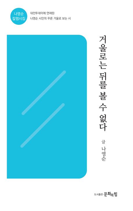 거울로는 뒤를 볼 수 없다 : 나영순 시집