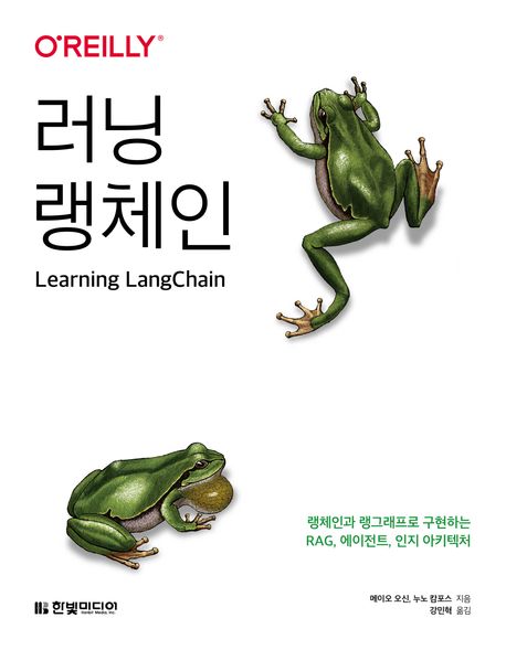 러닝 랭체인 : 랭체인과 랭그래프로 구현하는 RAG, 에이전트, 인지 아키텍처