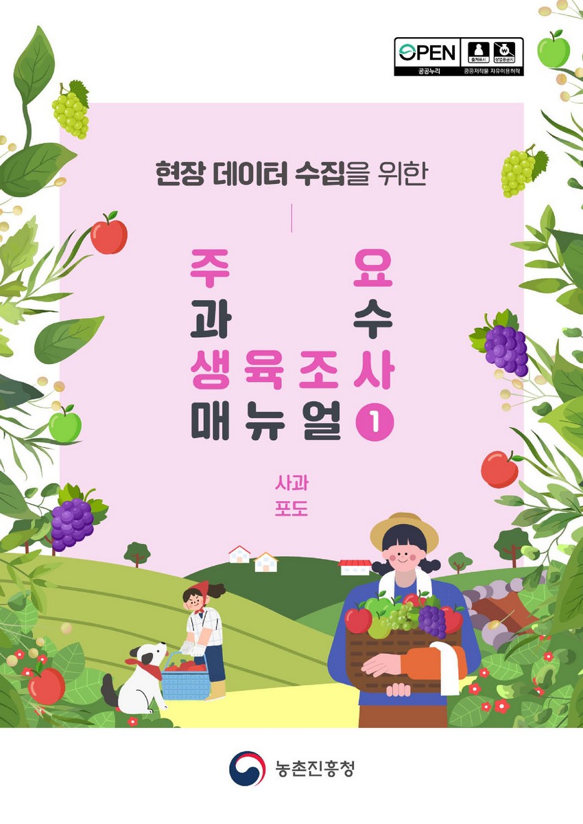 (현장 데이터 수집을 위한) 주요 과수 생육조사 매뉴얼. 1, 사과·포도 [전자자료]