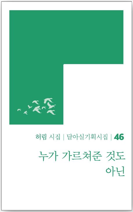 누가 가르쳐준 것도 아닌 : 허림 시집