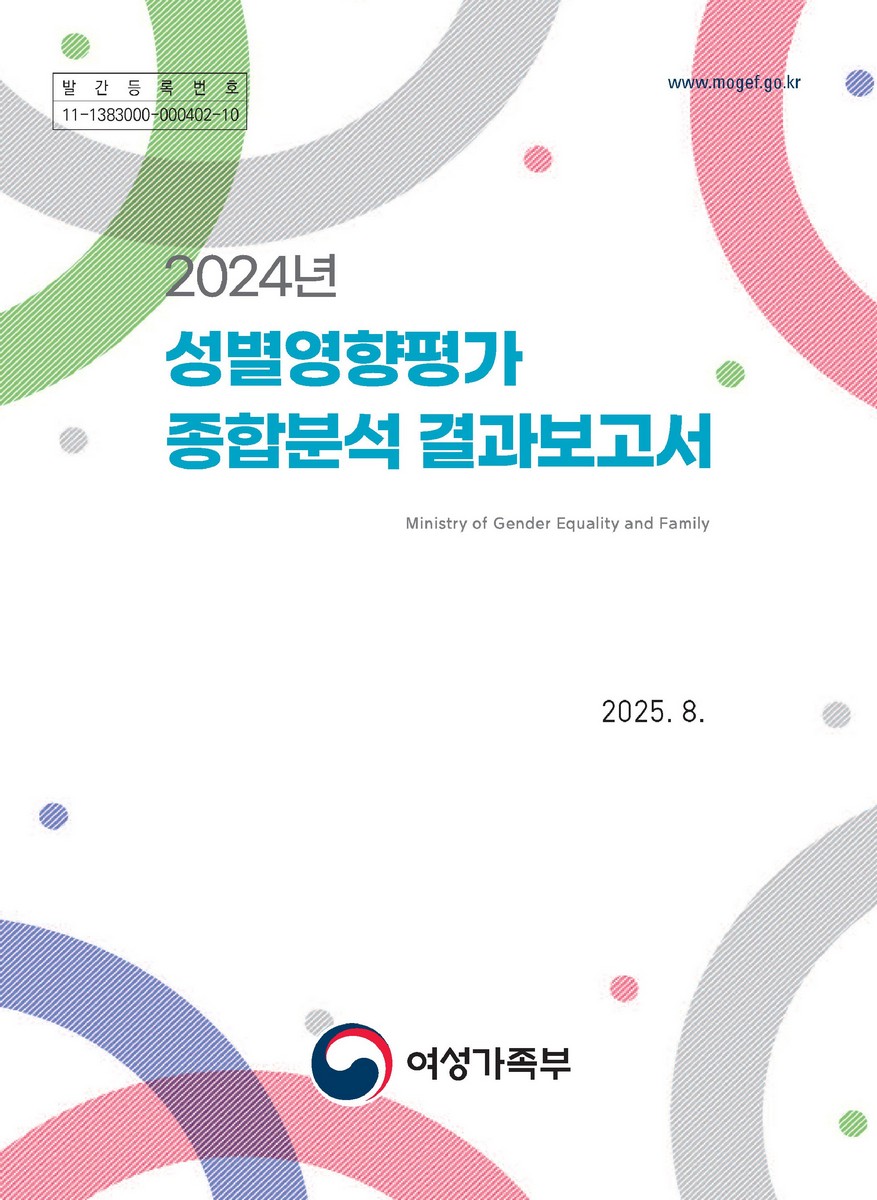 (2024년) 성별영향평가 종합분석 결과보고서