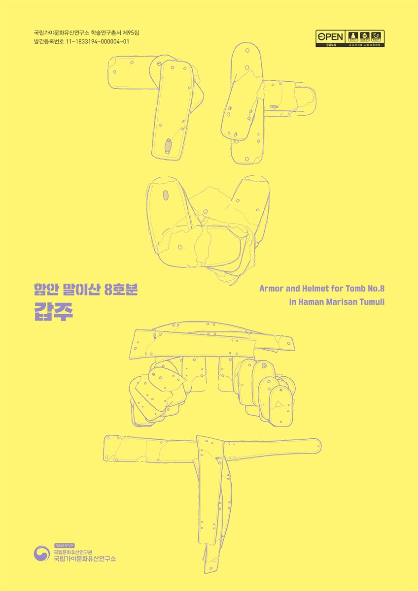 함안 말이산 8호분 : 갑주 = Armor and helmet for tomb no.8 in Haman Marisan tumuli