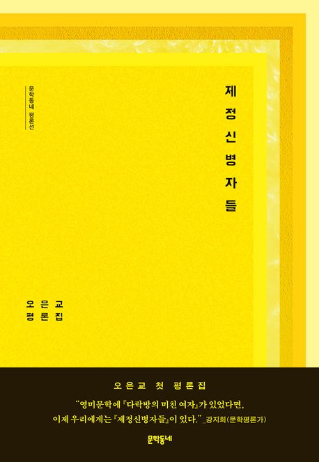 제정신병자들 : 오은교 평론집