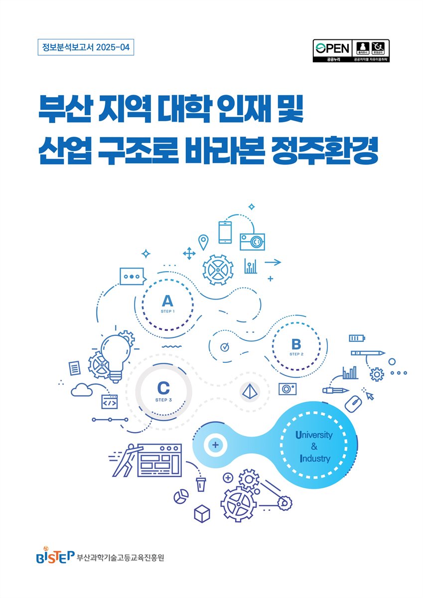부산 지역 대학 인재 및 산업 구조로 바라본 정주환경