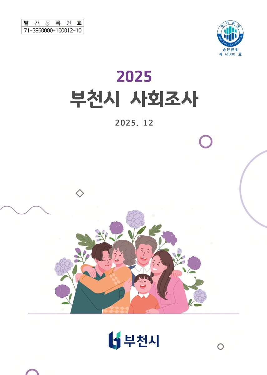 부천시 사회조사. 2025