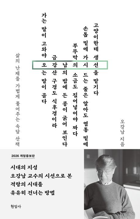 오강남의 시선 : 삶의 난제를 가볍게 풀어주는 속담 산책